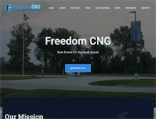 Tablet Screenshot of freedom-cng.com